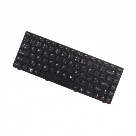 Lenovo B480 Laptop Tastatur, CZ / SK Schwarz, ohne Hintergrundbeleuchtung, mit Rahmen