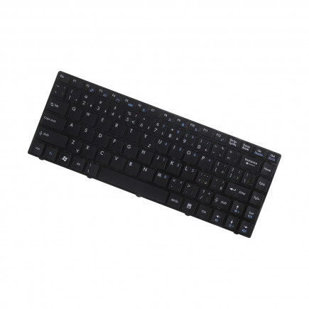 MSI X410 X-Slim Laptop Tastatur, CZ / SK Schwarz, ohne Hintergrundbeleuchtung, mit Rahmen