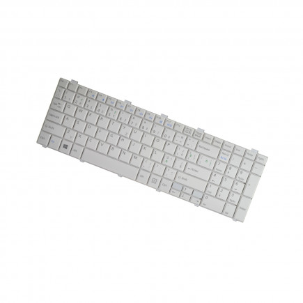 Fujitsu Siemens LIFEBOOK A531 Laptop Tastatur, CZ / SK Weiß, ohne Hintergrundbeleuchtung, mit Rahmen