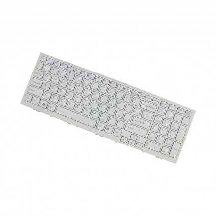 Sony Vaio PCG-71C11L Laptop Tastatur, CZ / SK Weiß, ohne Hintergrundbeleuchtung, mit Rahmen