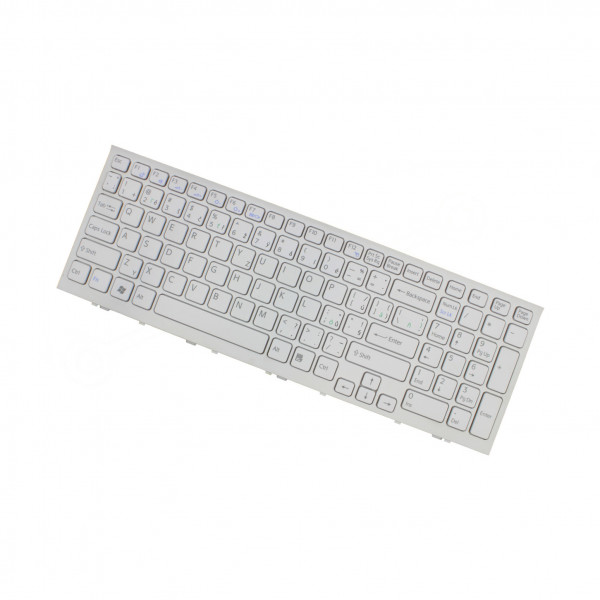 Sony Vaio PCG-91211L Laptop Tastatur, CZ / SK Weiß, ohne Hintergrundbeleuchtung, mit Rahmen