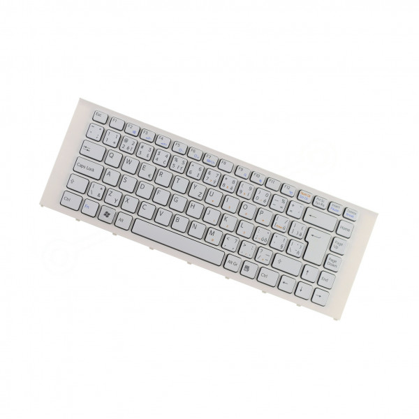 Sony Vaio PCG-61316L Laptop Tastatur, CZ / SK Weiß, ohne Hintergrundbeleuchtung, mit Rahmen