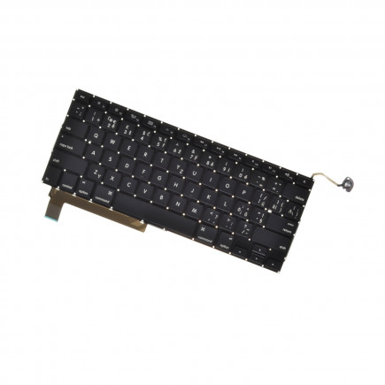 Apple MacBook Pro 15 A1286 Laptop Tastatur, ohne Rahmen, schwarz CZ/SK, mit Hintergrundbeleuchtung