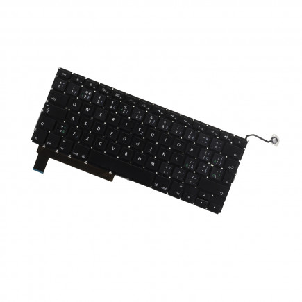 Apple MacBook Pro 15 A1286 Laptop Tastatur, tschechisch schwarz, ohne Rahmen, ohne Hintergrundbeleuchtung