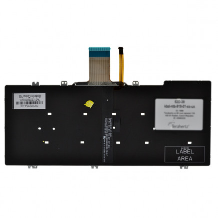 Dell Latitude 12 5289 Laptop Tastatur, ohne Rahmen, schwarz CZ/SK, mit Hintergrundbeleuchtung