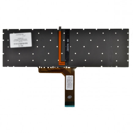 MSI GE75 8SE Laptop Tastatur, ohne Rahmen, schwarz CZ/SK, mit Hintergrundbeleuchtung