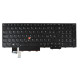 Lenovo ThinkPad L15 Gen 1 Laptop Tastatur, CZ / SK Schwarz, Hintergrundbeleuchtete, mit Rahmen