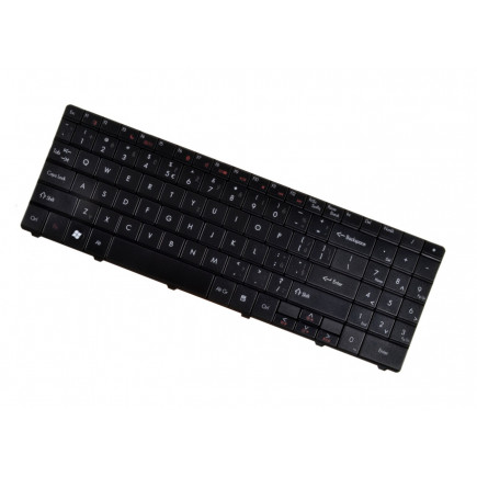 Packard Bell BFM Laptop Tastatur, CZ / SK Schwarz, ohne Hintergrundbeleuchtung, mit Rahmen