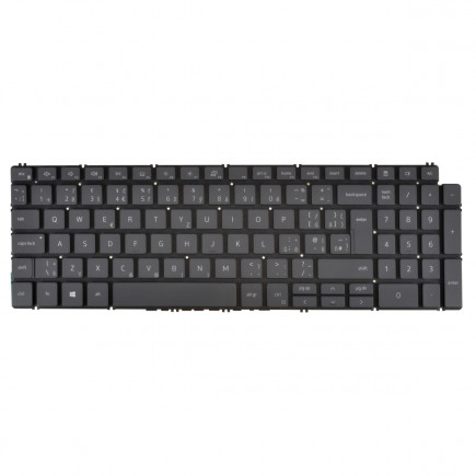Dell Inspiron 15 (5593) Laptop Tastatur, ohne Rahmen, schwarz CZ/SK, mit Hintergrundbeleuchtung
