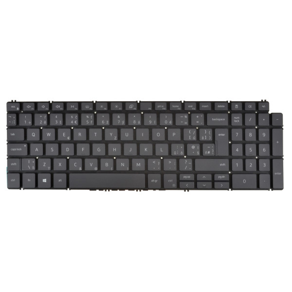 Dell Inspiron 15 (5593) Laptop Tastatur, ohne Rahmen, schwarz CZ/SK, mit Hintergrundbeleuchtung