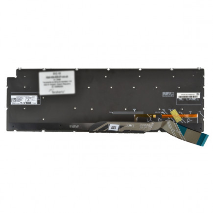 Dell Inspiron 15 (5593) Laptop Tastatur, ohne Rahmen, schwarz CZ/SK, mit Hintergrundbeleuchtung