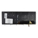 Dell XPS 15 9560 Laptop Tastatur, ohne Rahmen, schwarz / weiß / silber CZ/SK, mit Hintergrundbeleuchtung
