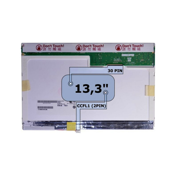 Laptop Bildschirm LG R310 LCD Display 13,3“ 30pin CCFL - Matt