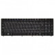 Acer eMachines E625 Laptop Tastatur, CZ / SK Schwarz, ohne Hintergrundbeleuchtung, mit Rahmen