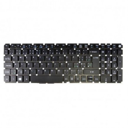 Acer Aspire V17 Nitro Laptop Tastatur, tschechisch schwarz ohne Rahmen, ohne Hintergrundbeleuchtung