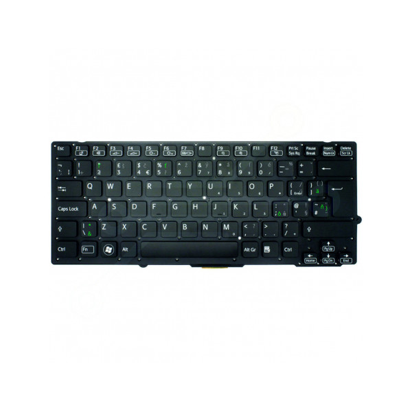 Sony Vaio PCG-41218M Laptop Tastatur, tschechisch schwarz ohne Rahmen, ohne Hintergrundbeleuchtung