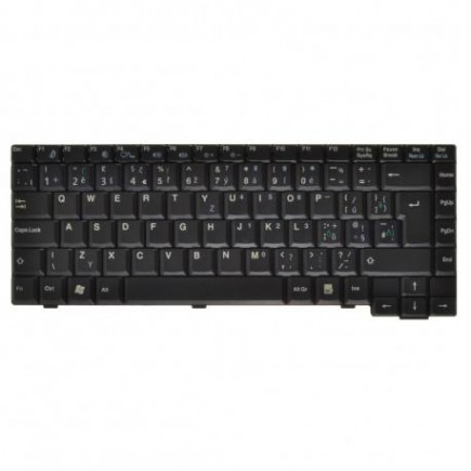 Fujitsu Siemens AMILO M1425 Laptop Tastatur, CZ / SK Schwarz, ohne Hintergrundbeleuchtung, mit Rahmen