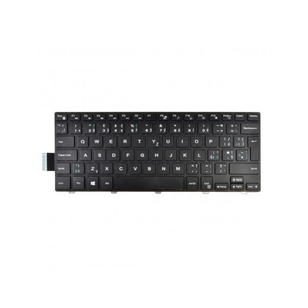 Dell Latitude 3460 Laptop Tastatur, CZ / SK Schwarz, ohne Hintergrundbeleuchtung, mit Rahmen