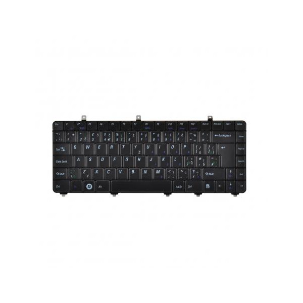 Dell Vostro 1200 Laptop Tastatur, CZ / SK Schwarz, ohne Hintergrundbeleuchtung, mit Rahmen