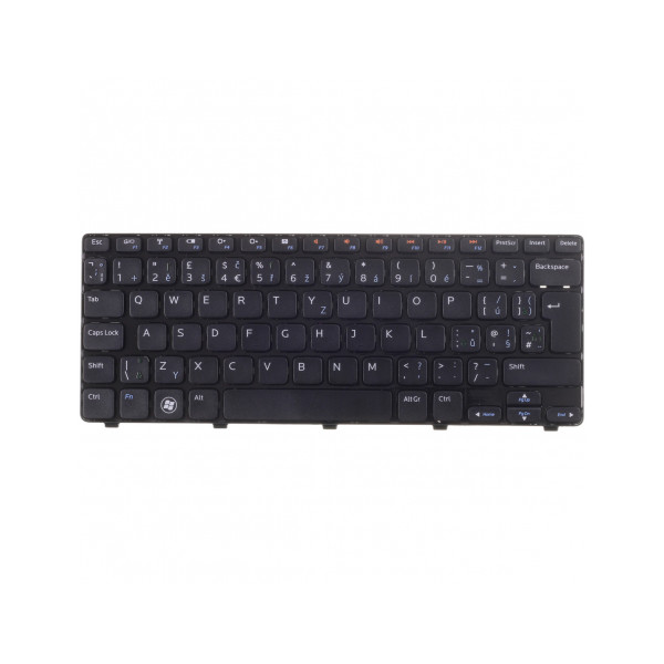 Dell Inspiron 1000 Laptop Tastatur, CZ / SK Schwarz, ohne Hintergrundbeleuchtung, mit Rahmen