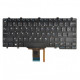 Dell Latitude E7270 Laptop Tastatur, ohne Rahmen, schwarz CZ/SK, mit Hintergrundbeleuchtung
