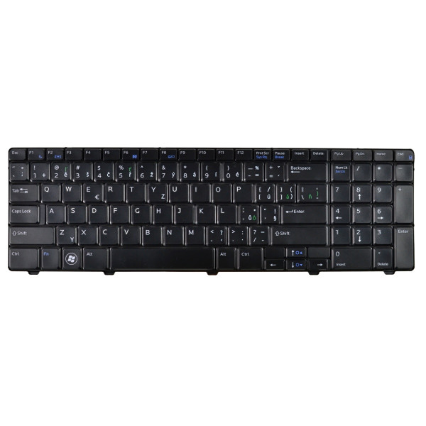 Dell Vostro 3700 Laptop Tastatur, CZ / SK Schwarz, ohne Hintergrundbeleuchtung