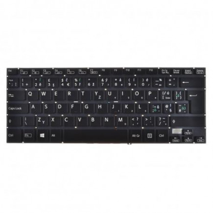 Sony Vaio SVF14A1C001S Laptop Tastatur, tschechisch schwarz ohne Rahmen, ohne Hintergrundbeleuchtung