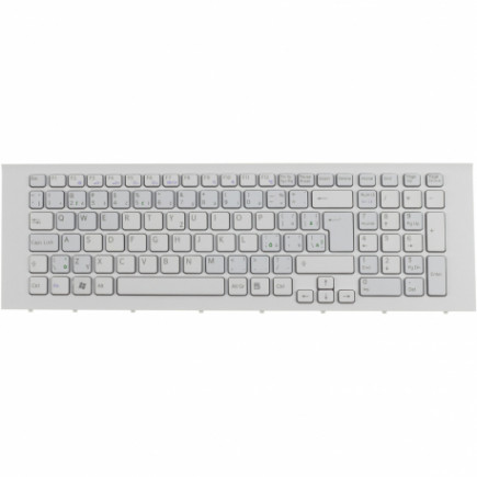 Sony Vaio PCG-91112M Laptop Tastatur, CZ / SK Weiß, ohne Hintergrundbeleuchtung