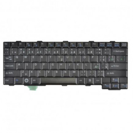 Fujitsu Siemens LIFEBOOK p701 Laptop Tastatur, CZ / SK Schwarz, ohne Hintergrundbeleuchtung