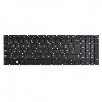 Samsung NP770Z5E Laptop Tastatur, ohne Rahmen, schwarz CZ/SK, mit Hintergrundbeleuchtung