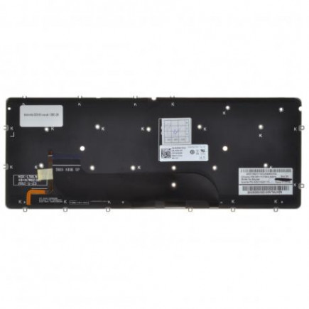 Dell Studio XPS 13 L322X Laptop Tastatur, ohne Rahmen, schwarz CZ/SK, mit Hintergrundbeleuchtung