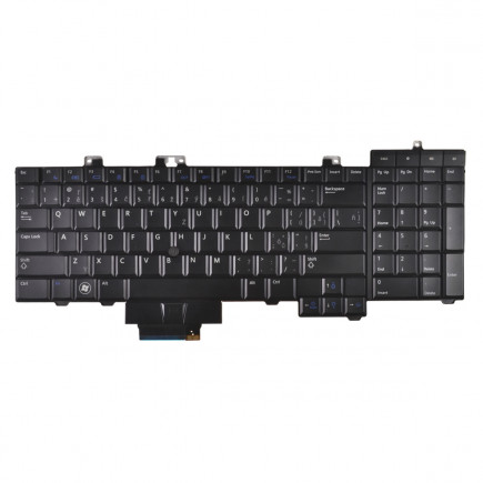 Dell Precision M6500 Laptop Tastatur, CZ / SK Schwarz, Hintergrundbeleuchtete