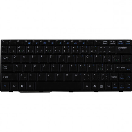 Philips Freevents X59P Laptop Tastatur, CZ / SK Schwarz, ohne Hintergrundbeleuchtung, mit Rahmen