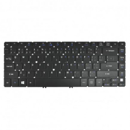 Acer Aspire V5-431 Laptop Tastatur, ohne Rahmen, schwarz CZ/SK, mit Hintergrundbeleuchtung