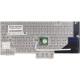 HP EliteBook 2740p Laptop Tastatur, CZ / SK Silber, ohne Hintergrundbeleuchtung, mit Rahmen