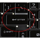 MSI GL76 11UEK Pulse Laptop Tastatur, ohne Rahmen, schwarz CZ/SK, mit Hintergrundbeleuchtung