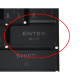Asus FX516PM-HN023T Laptop Tastatur, ohne Rahmen, schwarz CZ/SK, mit Hintergrundbeleuchtung