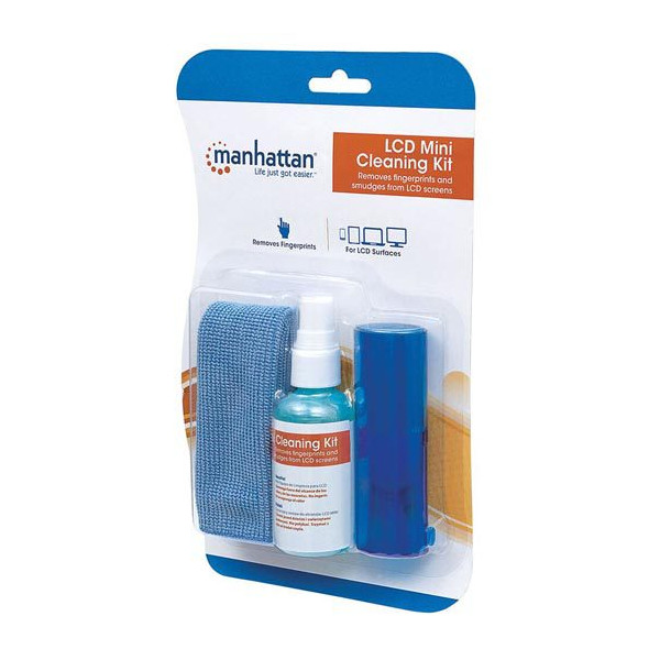 Manhattan LCD Cleaner (60 ml + Mikrofasertuch 20x20 cm + ausziehbare Bürste)