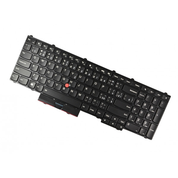 Lenovo ThinkPad P70 Laptop Tastatur, CZ / SK Schwarze, Hintergrundbeleuchtet, Trackpoint