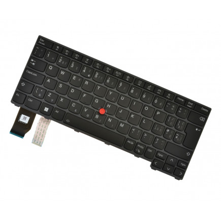 Kompatibilní Lenovo 5N21A21758 Laptop Tastatur, CZ / SK Schwarz, Hintergrundbeleuchtete, mit Rahmen