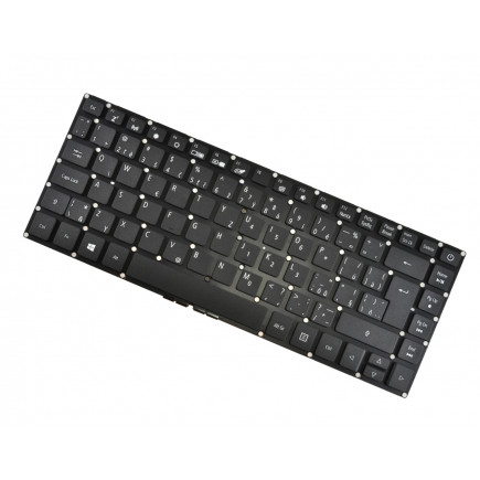 Acer Aspire A114-32 Laptop Tastatur, tschechisch schwarz, ohne Rahmen, ohne Hintergrundbeleuchtung