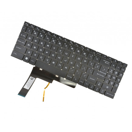 MSI ALPHA 17 B5EEK-029CZ Laptop Tastatur, ohne Rahmen, schwarz CZ/SK, mit Hintergrundbeleuchtung