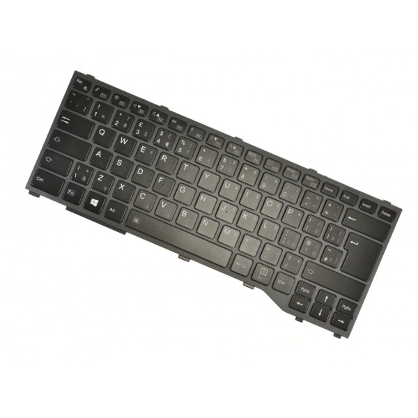 Fujitsu Siemens LIFEBOOK T939 Laptop Tastatur, CZ / SK Schwarz, Hintergrundbeleuchtete, mit Rahmen