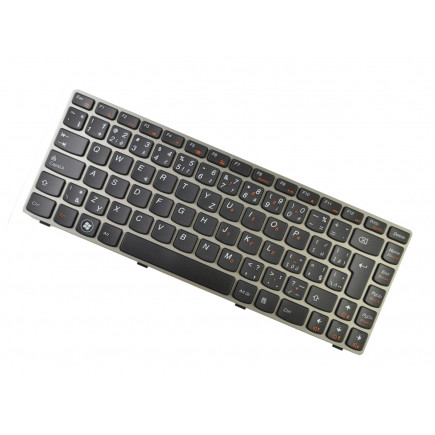 Kompatibilní Lenovo V-116920BK1-CS Laptop Tastatur, CZ / SK Silber, ohne Hintergrundbeleuchtung, mit Rahmen
