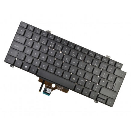 Dell Latitude 5420 Laptop Tastatur, ohne Rahmen, schwarz CZ/SK, mit Hintergrundbeleuchtung