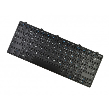 Dell Latitude 3180 Laptop Tastatur, CZ / SK Schwarz, ohne Hintergrundbeleuchtung, mit Rahmen