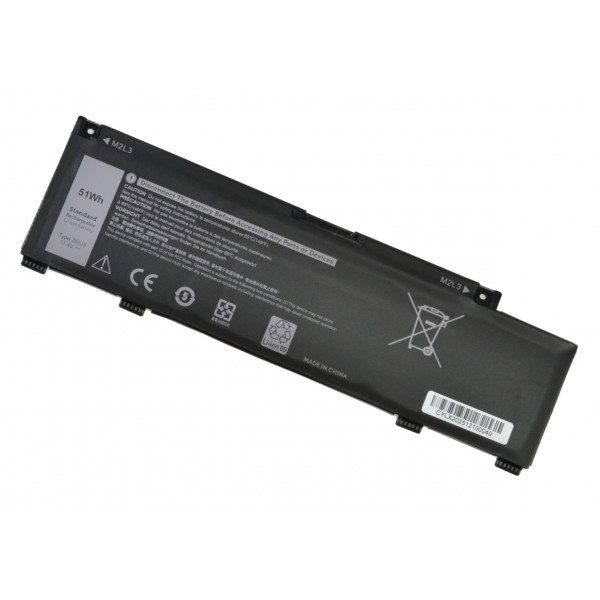 Batterie für Notebook Kompatibilní 0266J9 51Wh Li-poly 11,4V, schwarz