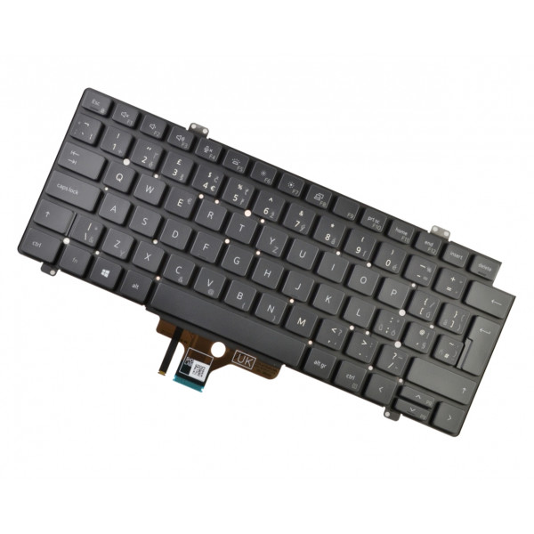 Dell Latitude 14 5440 Laptop Tastatur, ohne Rahmen, schwarz CZ/SK, mit Hintergrundbeleuchtung
