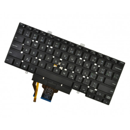 Dell Latitude 5410 Laptop Tastatur, tschechisch schwarz, ohne Rahmen, ohne Hintergrundbeleuchtung