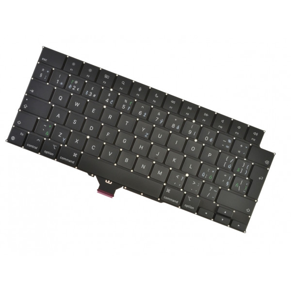 Apple MacBook Pro A2442 2021 Laptop Tastatur, tschechisch schwarz ohne Rahmen, ohne Hintergrundbeleuchtung